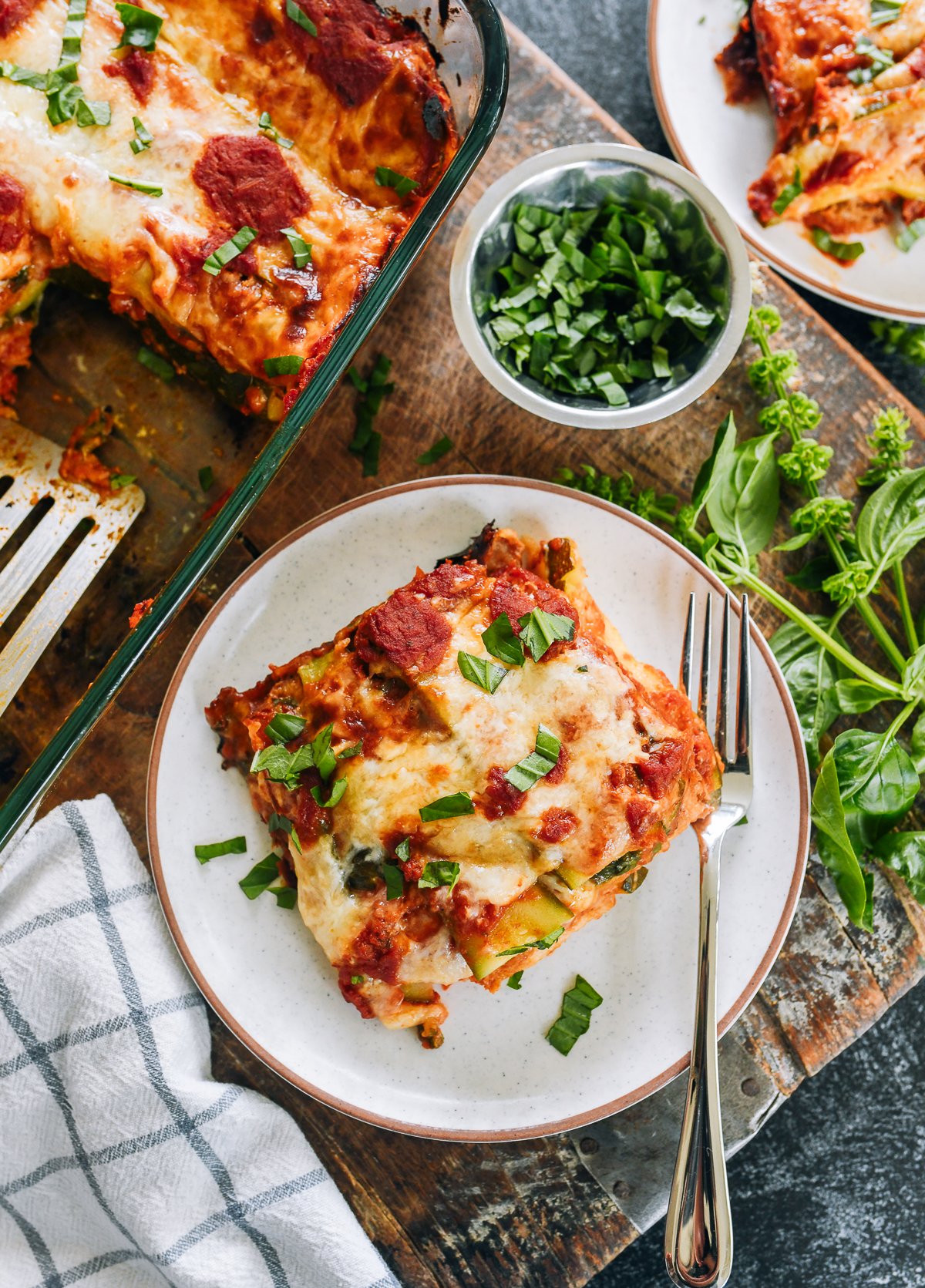 Bread Lasagna with Zucchini