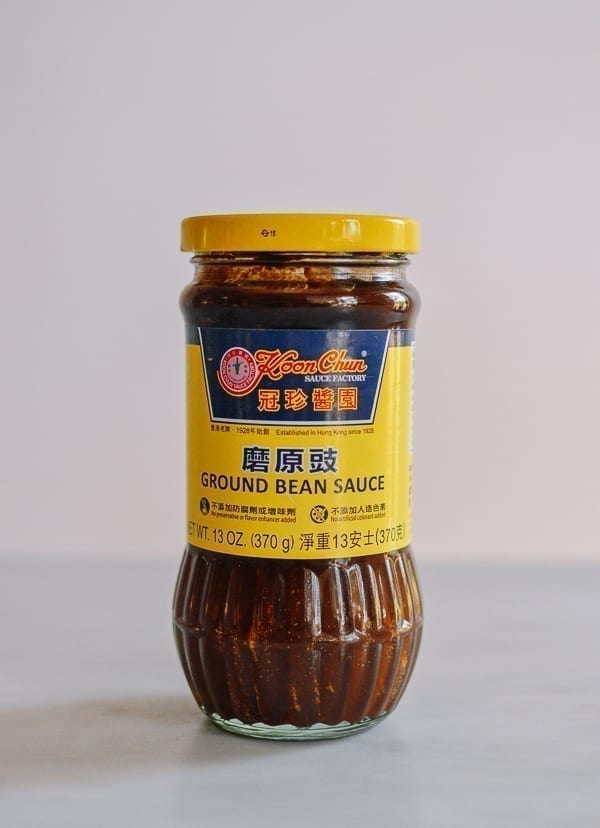 Jar of ground bean sauce, thewoksoflife.com